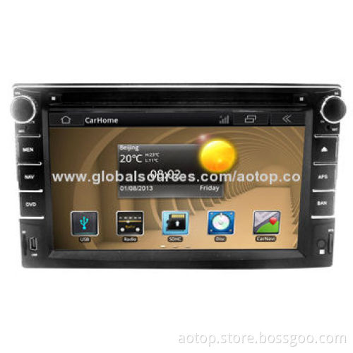 Universal 6.2-inch Double-DIN Touch Screen Android Car Stereo/Audio with GPS/3G/Wi-Fi, AM/FM/MP3/MP4
